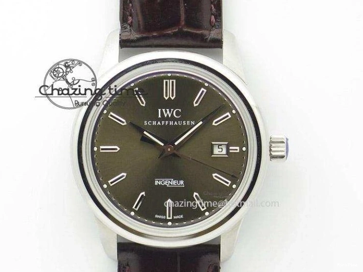 MIROTIME 0202 Popular Big Pilot Real PR IW502706 RG YLF 1:1 Best Edition Brown Dial On Calfskin Strap A 7223